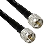 Altelix UHF Male PL-259 to UHF Male PL259 Low Loss 400 Series Coaxial Cable for CB HAM Radio 25 Feet US Made