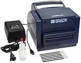 Brady 52041 MiniMark Depth, Vinyl, Polyester Die-cuts, Self Lams, Industrial Label Printer