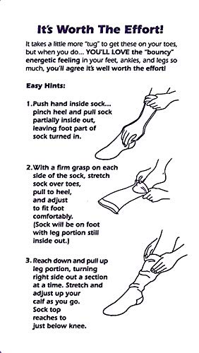 Evonation Woens Usa Ade Open Toe Sheer Graduated Copression Socks | Desertcart KSA - View #5
