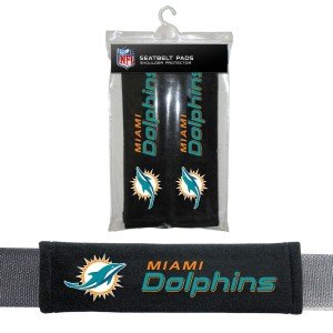 Click Here to See More Images Miami Dolphins Velour Seat Belt Pads
