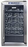NewAir AW-181E 18 Bottle Thermoelectric Wine Cooler, Black