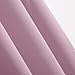 Deconovo Grommet Blackout Curtains Nursery Room, Room Darkening Thermal Insulated Window Curtain, Lavender, 42x84 Inch,1 Panel