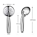 Srmsvyd Hand Held Shower Head High Pressure 5 Spray Setting Multi-functions Massage with 78 Inches Long Shower Hose (Chrome2)