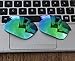 Polarized Replacement Lenses for Oakley Bottle Rocket Sunglasses - 5 Options Available (Emerald Green Mirror Coatings)