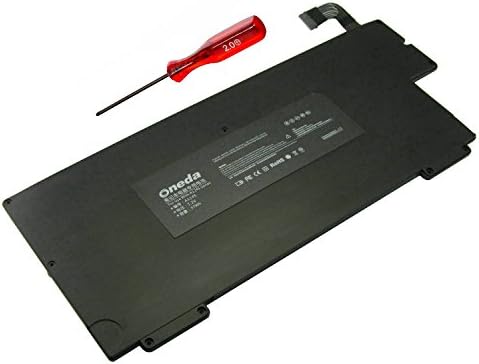 Oneda New Laptop Notebook Battery for Apple MacBook Air 13 Inch Battery A1245 A1237 A1304, Apple MacBook Air 13" MB003 MC233 MC234 MC503 MC504, 661-4587 661-4915 661-519 batteries Pack [7.2V / 37Wh]