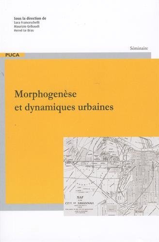 Morphogenèse et dynamiques urbaines