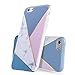 iPhone 6 / iPhone 6s Case,Gooyu Marble Design Clear Bumper Glossy TPU Soft Rubber Silicone Cover Phone Case for iPhone 6 / iPhone 6s,(Pink)