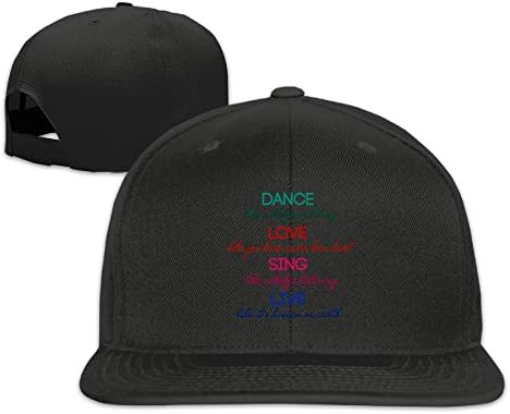 Dance Love Sing Live Fits Normal Baseball Caps Youth Summer Hats