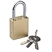 SEPOX® Trinity Out-Door Padlock Key-Alike Water-Proof Solid-aluminum,1.5