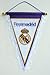 REAL MADRID CF BADGE LOGO FOOTBALL SOCCER TRIANGLE PENNANT BANNER