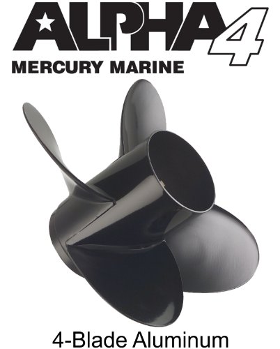 Mercury Marine Alpha 4 Blade Aluminum Prop Propeller 14-1/2 x 18 Pitch