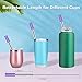 Reusable Stainless Steel Straws, URWILL Telescopic Metal Drinking Straws with Cleaning Brush, Eco-friendly Collapsible and Extendable Travel Straws with Metal Case