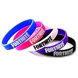 FORTNITE Video Game Premium Bracelets Wristbands (5 Pack) - Multicolored Kids Pinata Party Favors