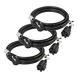 FIRMERST 1875W Flat Plug Extension Cord 6 Feet 14