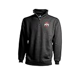 Ohio State Buckeyes Classic Quarter Zip Sweatshirt Charcoal