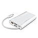 USB C Hub, OMARS 6 in 1 Type C Hub Dock with HDMI 4K, VGA, 2 USB 3.0, 1000M Ethernet, USB Type C Charging Port, Compatible with MacBook Pro 2015/2016/2017, Chromebook and More USB C Devices - Silver