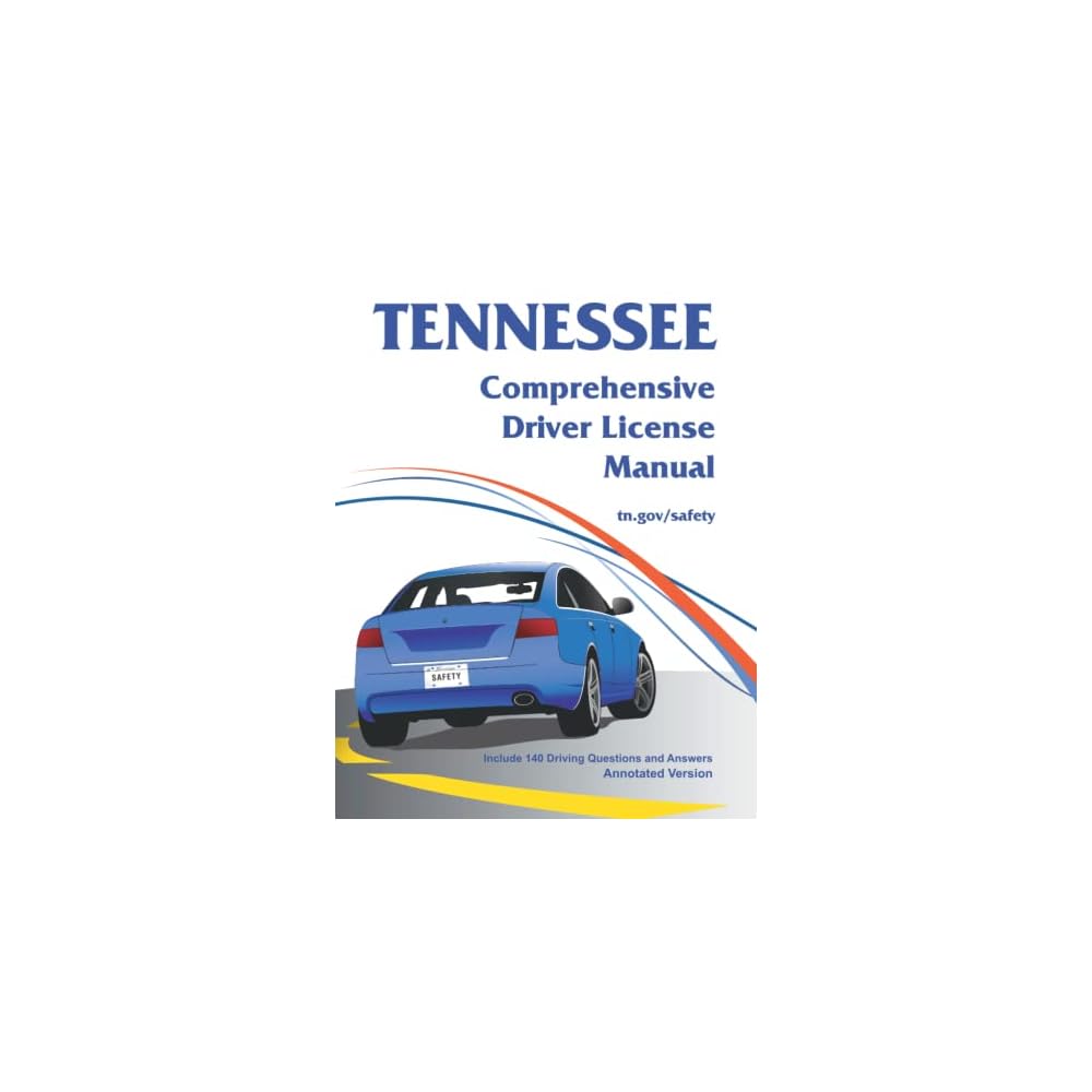 Buy Tennessee Comprehensive Driver License Manual - Official Drivers