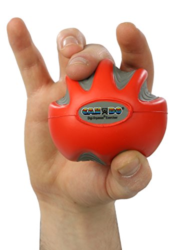 CanDo Digi-Squeeze Hand Exerciser, Medium, Red: Light - Thumbnail 3