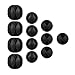 eBoot 12 Pieces Desktop Cable Clips Holders Cord Management System for Computer, Charging and Mouse Cord, Black