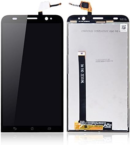 Flycow LCD Digitizer Assembly - Touch Screen Glass Panel+LCD Display Panel Replacement with Tools for Asus Zenfone 2 ZE551ML (Black)