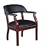 Regency 9004BK Ivy League Captain Chair, Black 25D x 24W x 31H in