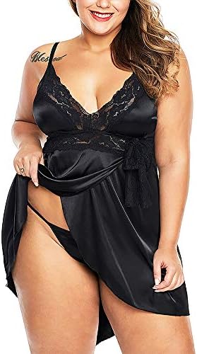 long satin chemise plus size