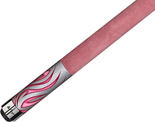 F-2780 Orion Silver Kandy with Pink Tribal Flames Cue