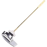 Owfeel Universal Toilet Tank Flush Lever - Deluxe Side Mount Brass Handle Replacement Fit Most Toilets