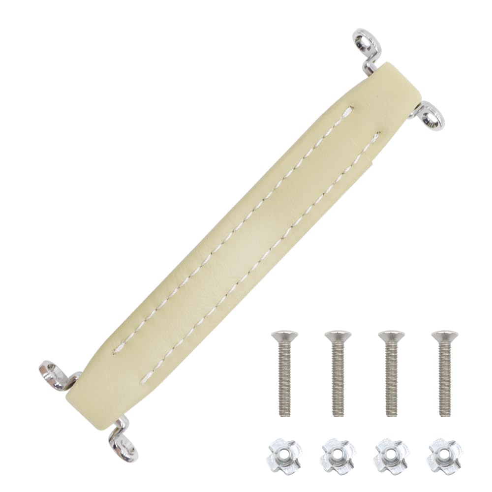 Ieron Vintage Style Guitar AMP Amplifier Vinyl Handle for FD Ampeg AMPS (Beige)