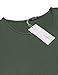 COOFANDY Men's Workout Tee Short Sleeve Gym Training Bodybuilding Muscle Fitness T Shirt (Large, Olive Green)