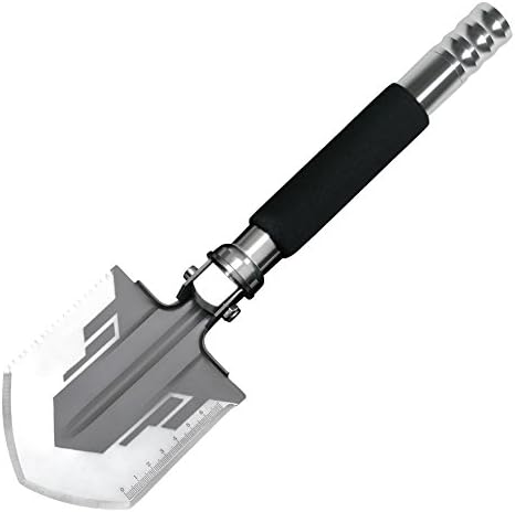 MRSLIU Military Portable Folding Shovels Mini Traveling Tactical Spade For Camping, For Outdoor Camping Hiking Backpacking Fishing Car Emergency
