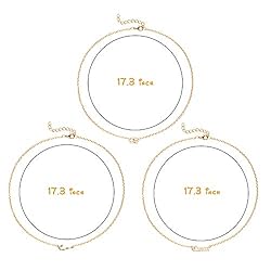 PANTIDE 3Pcs Cancer Zodiac Layer Necklaces for