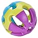 Dog Cat Rabbit Colorful Plastic Pet Toy Ball with Bell
