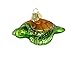 Old World Christmas Ornaments: Turtles Glass Blown Ornaments for Christmas Tree, Green Sea