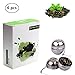 6 Pack Loose Leaf Tea Infuser, Stainless Steel Tea Filters Loose Leaf Tea Infuser Strainers Interval Diffuser with Extended Chain Hook to Brew Loose Leaf Tea, Spices & Seasonings