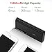 Power Bank,EMNT 15600mAh High Capacity Fast Charging Dual USB Port Portable Charger with LED Flash Light LCD Screen External Battery Pack Compatible Samsung,Camera,iPhone,Tablets and More-Black