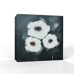 Canvas Wall Art Black and White Artwork Pictures Home Wall Decorations for Bedroom Living Room Paintings Canvas Prints Framed - 12x12 inches
