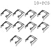 8x Automotive Fuel Injector Metal Retaining Clip Auto Part - PC61001