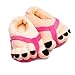 Funny Winter Toe Big Feet Warm Soft Plush Slippers Novelty Gift Adult Shoes (Pink)