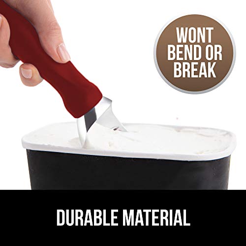 Gorilla-Grip-Premium-Ice-Cream-Scoop-Dishwasher-Safe-Scooper-with-Comfortable-Easy-Grip-Handle-Heavy-Duty-Durable-Design-Professional-Kitchen-Tool-for-Stuffing-Cookie-Dough-Sorbet-Red