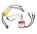 FPVKing RC 2212 2200KV Brushless Motor+30A ESC Electric Speed Controller+6035 Propeller+ SG90 9G Micro Servo for RC Fixed Wing Plane Helicopter