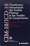 Classification internationale des maladies, dixième révision. Chapitre V (F), Troubles mentaux et by