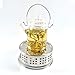 Yeme Stainless Steel Candle Lit or Coffee Warmer Base for Glass Teapot B