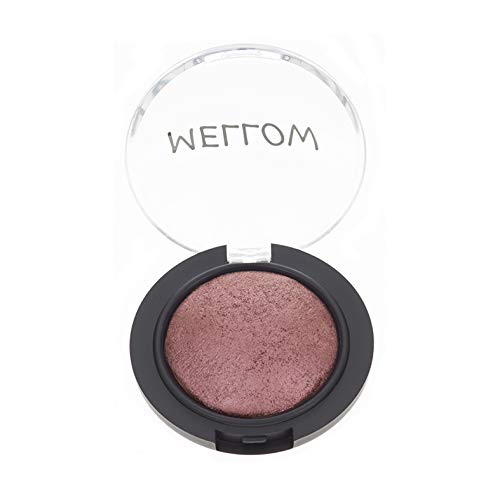 Mellow Baked Eyeshadow (Plum) - Creamy Long Lasting Eye Shadow for Everyday Makeup - Highly Pigmented Vegan, Cruelty-Free & Paraben Free Eye Makeup Cosmetics - Plum