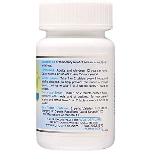 Valerian Natural Relaxant for Tension Relief, Stress Relief, Leg Cramp