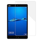 Huawei MediaPad M3 Lite 8.0 Tempered Glass Screen Protector, MoKo [Scratch Terminator] HD Clear 0.33mm Shatter Proof Glass Screen Film for Huawei MediaPad M3 Lite 8