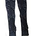 Polytree Women's Ripped Stretch Leggings Pants (Black 1)