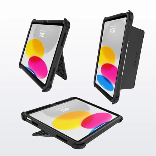 OtterBox iPad (A16) & iPad 10th Gen (Only) - Defender Series Case - Black - Screenless - Rugged & Durable - Multi-Layer Protection - Microbial Defense Protection - Non-Retail Packaging