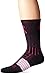Under Armour Men's Unrivaled Power in Pink Crew Single Pair Socks, Black/Tropic Pink, Medium