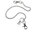 Ruth&Boaz Spiral With 3 Clasp Stainless Steel Wallet Chain (24.8